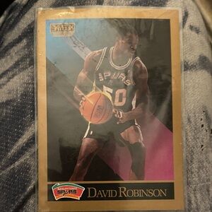 David Robinson Basketball Trading Card - Gold and Black